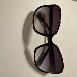 Oliver Peoples Black Oversized Sunglasses